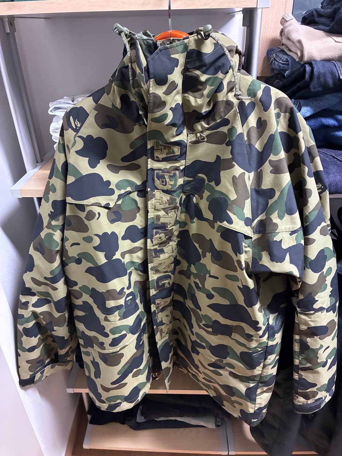 베이프 스노우보드 자켓 녹계 m 상품이미지1