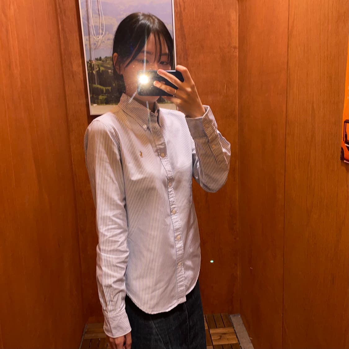 상품명  / (8) POLO 폴로 랄프로렌 스트라이프 셔츠 슬림핏 상품이미지2