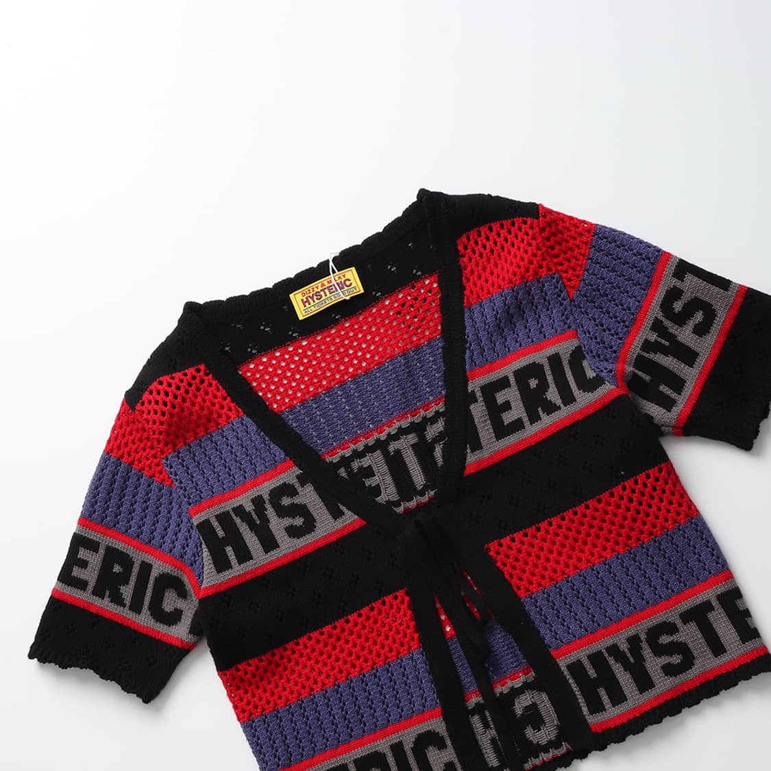 HYSTERIC GLAMOUR Logo Striped Cardigan 상품이미지7