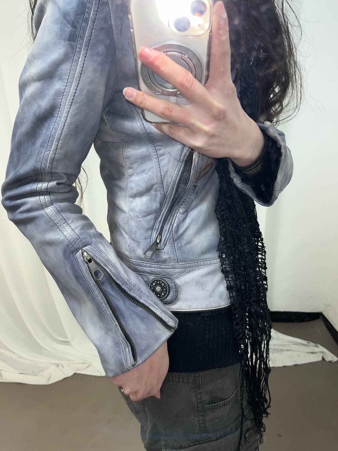 Guess 레더 자켓 상품이미지3