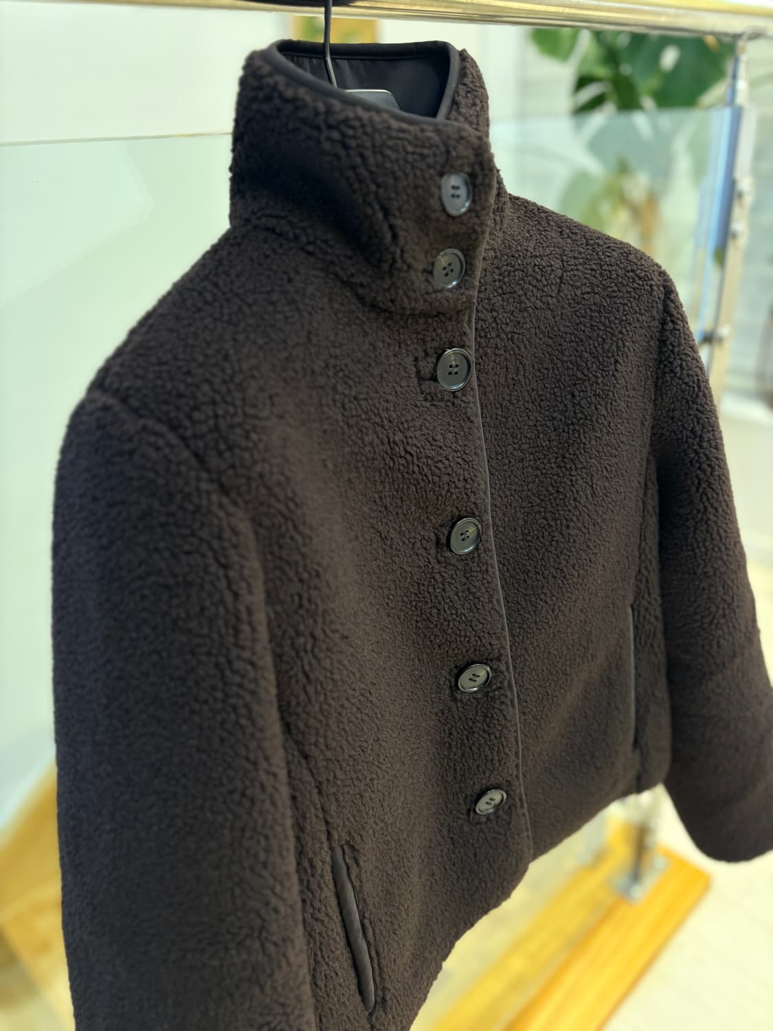 코스 퍼널넥 테디 자켓 상품이미지3