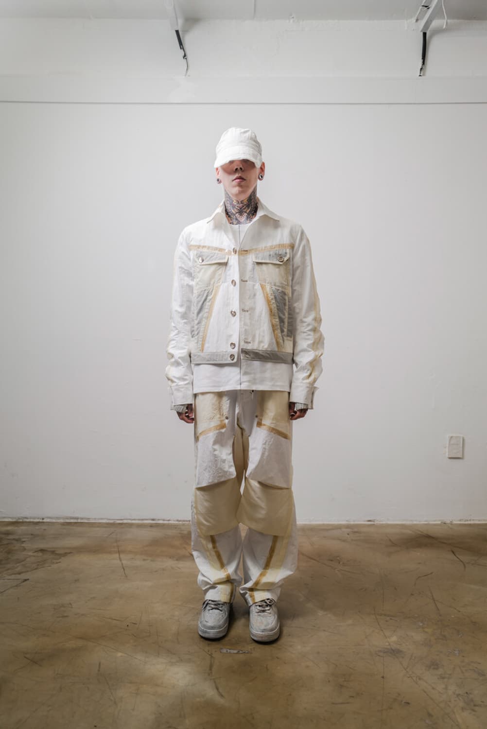 까르넷 아카이브 CRUSTACEAN TRUCKER JACKET / WHI 상품이미지1