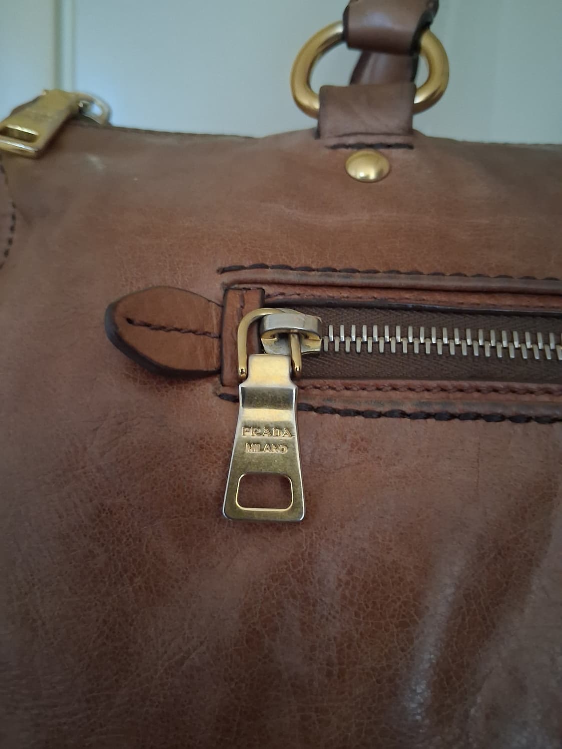 프라다비텔로모터숄더토트백(정품) 상품이미지6