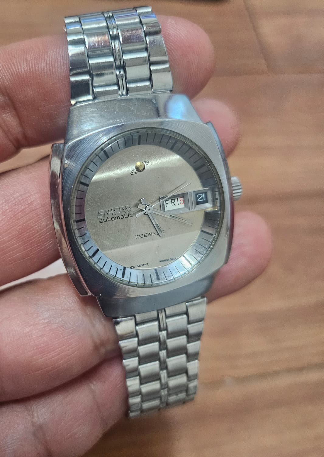 에니카 빈티지 오토시계 상품이미지3