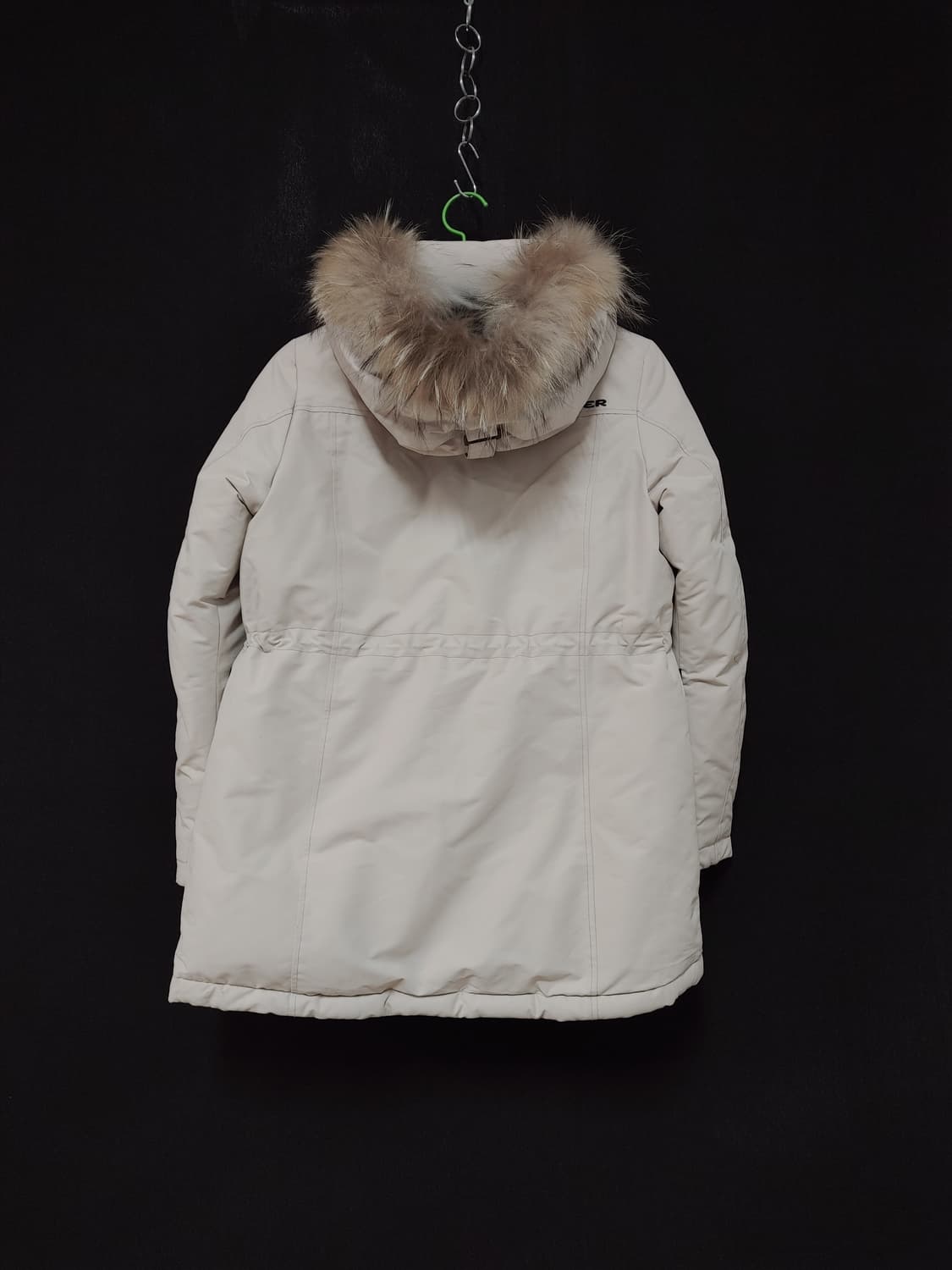 EiDER 아이더 여성 아이보리 오리털 사파리형 후드 패딩 상품이미지2