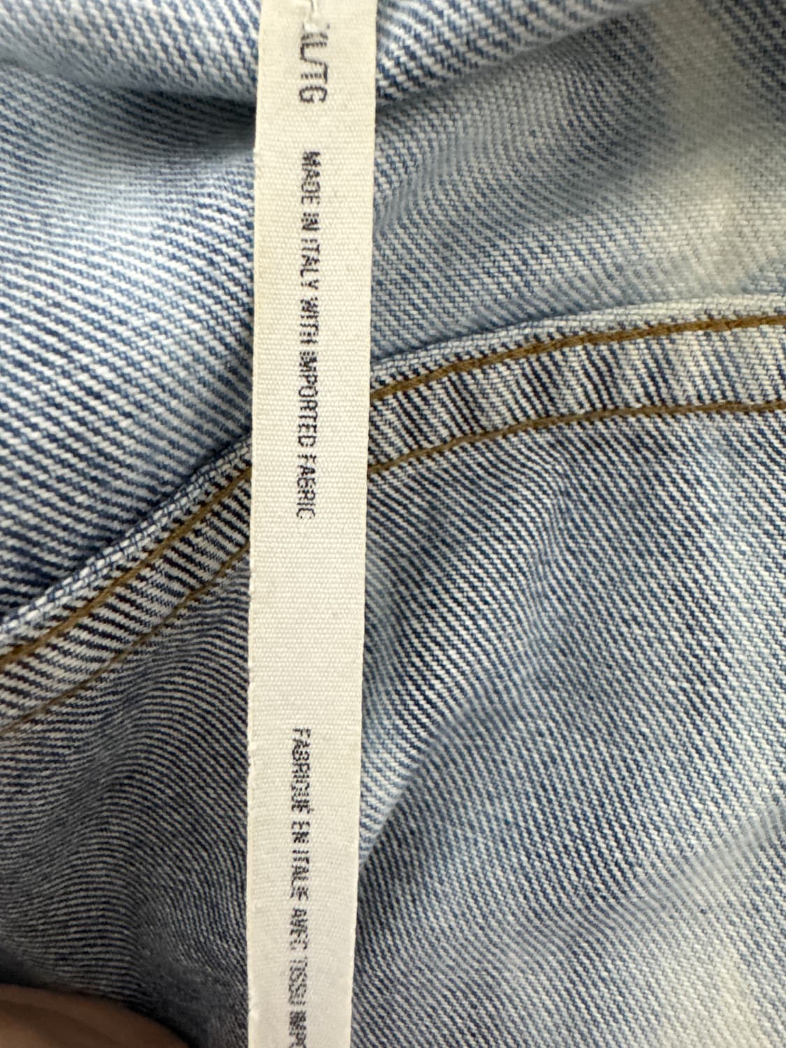 Helmut Lang bleached denim jacket 상품이미지5