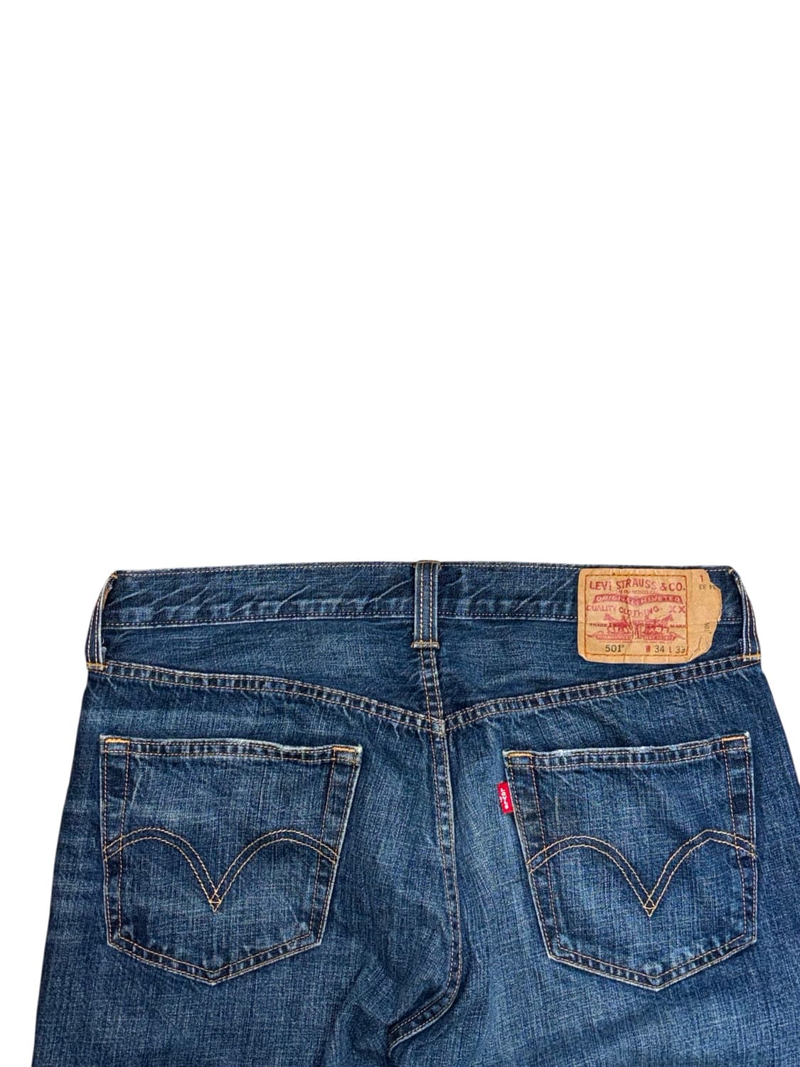 리바이스 501 워싱 데님  상품이미지6