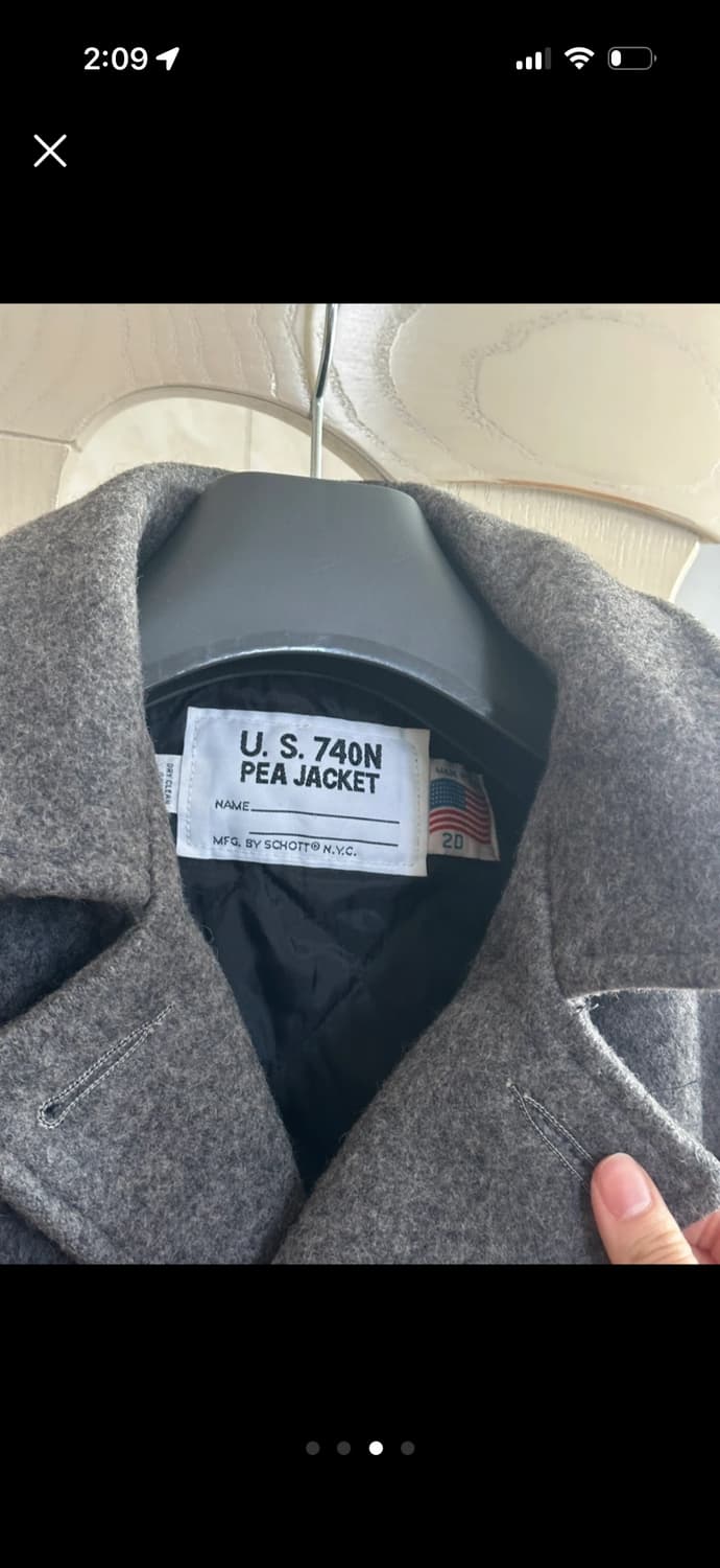 SCHOTT 740N 피코트 상품이미지3