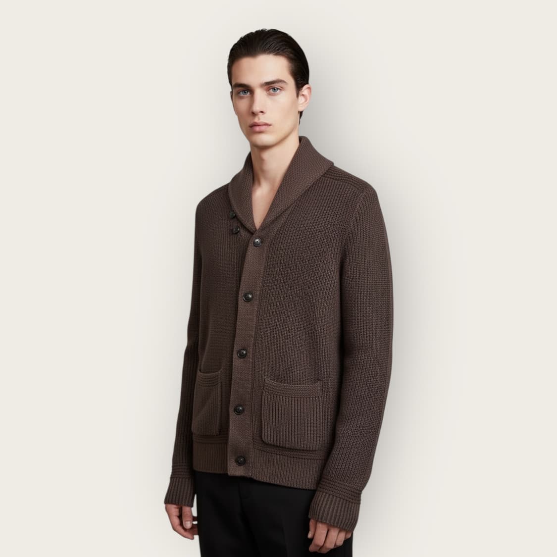 S/ RRL 더블알엘 메리노울 숄카라 가디건 상품이미지1