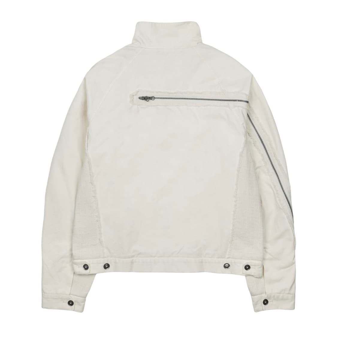 2 산산기어 어파인 커브드 자켓 B 아이보리 상품이미지3