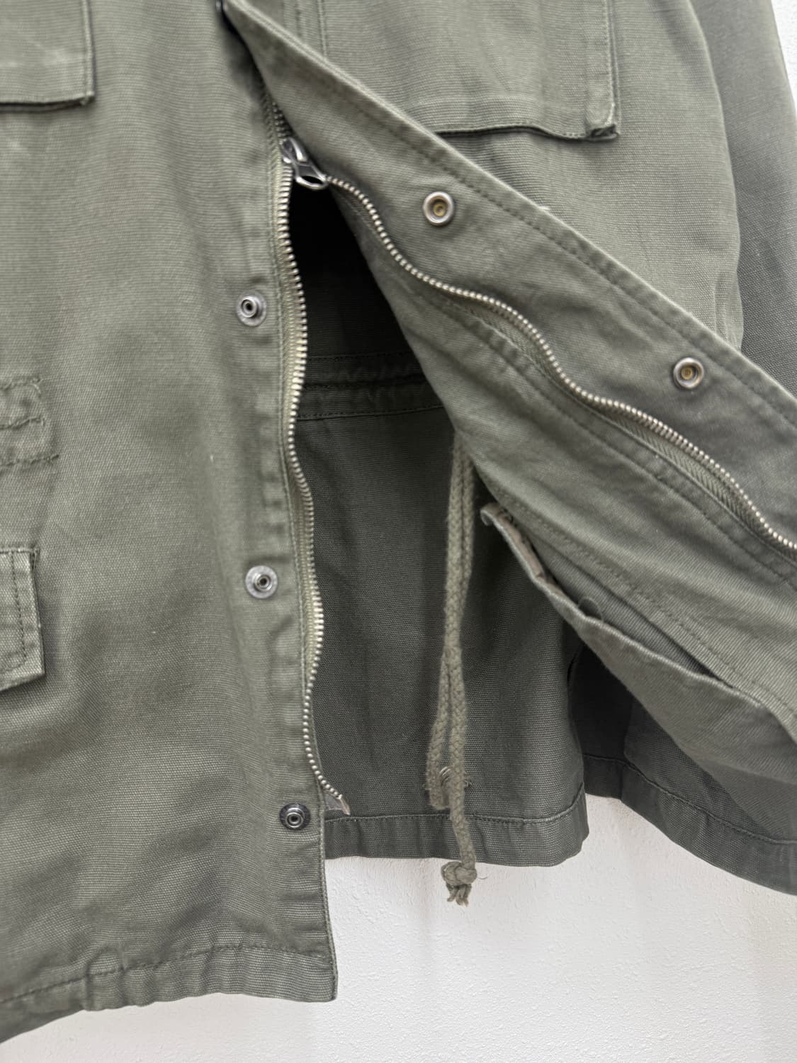 빈티지 RUSH HOUR 카키 밀리터리 점퍼 상품이미지4