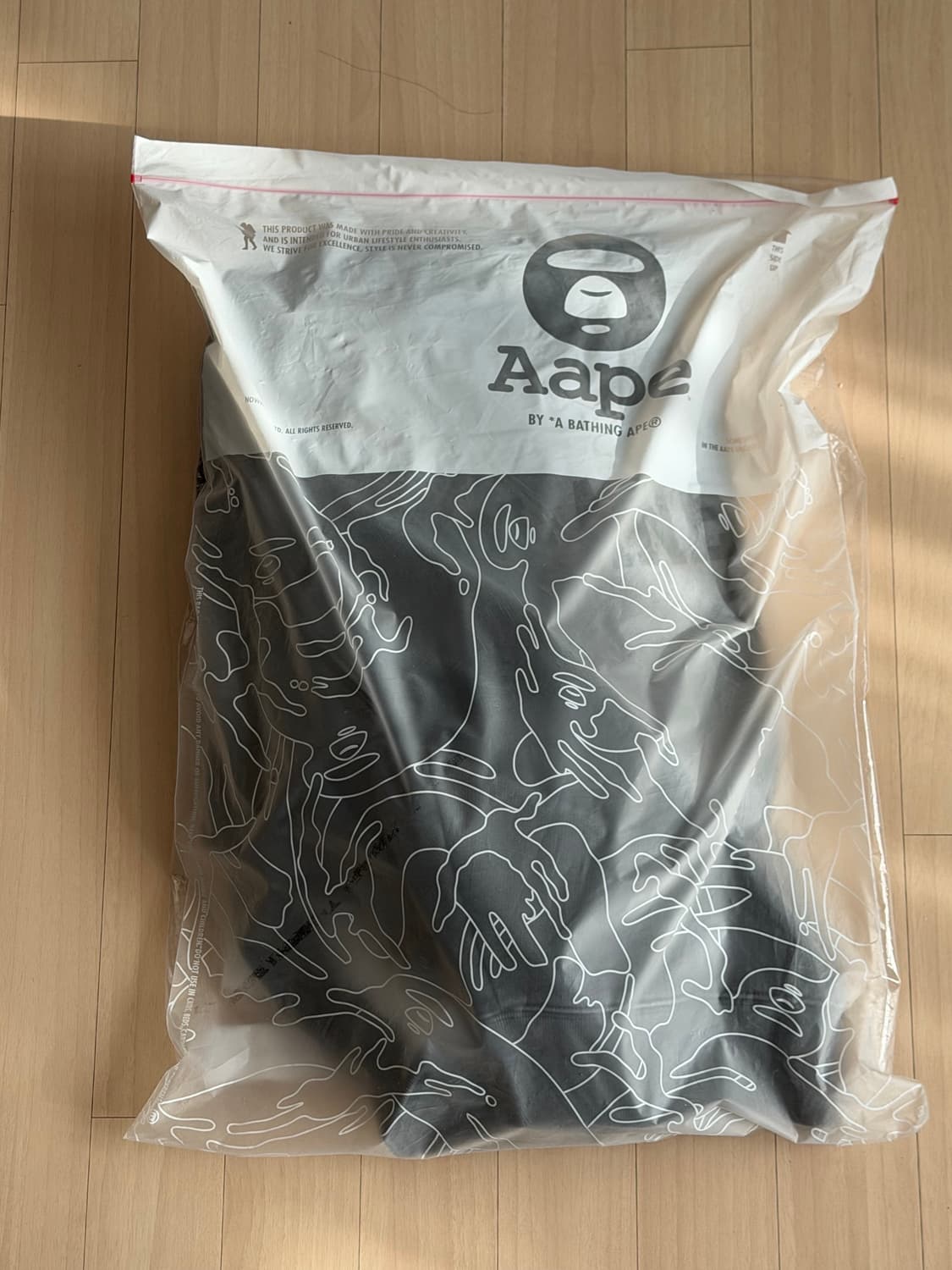 nomanual x aape 차콜 후드집업 M 상품이미지8