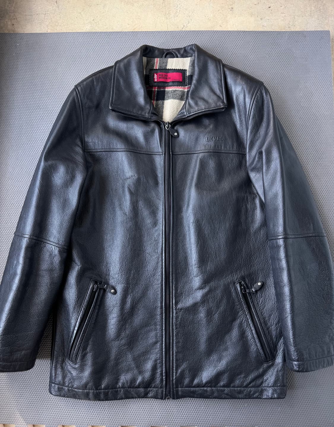 [95] 리바이스 레드탭 소가죽 싱글 자켓 상품이미지1