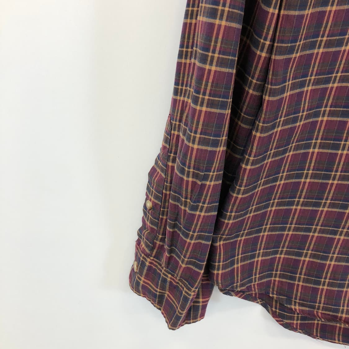 폴로 랄프로렌 퍼플포니 타탄 체크셔츠 L 상품이미지3