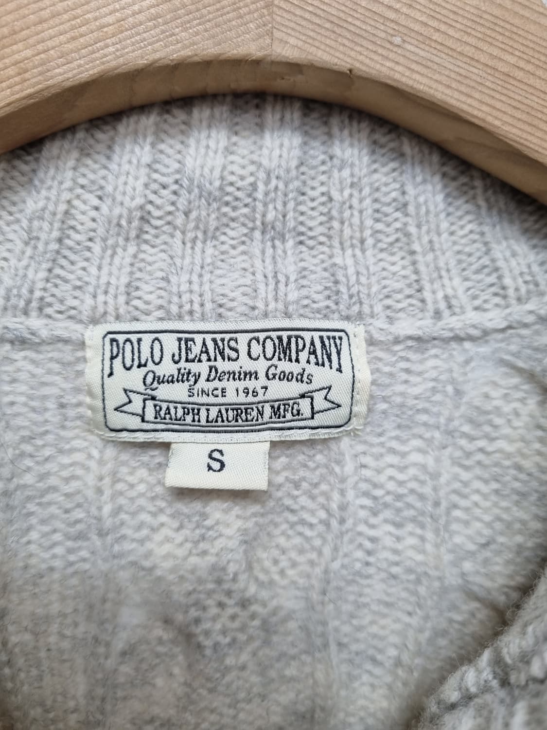 폴로진스 니트집업 (실사이즈확인) 상품이미지6