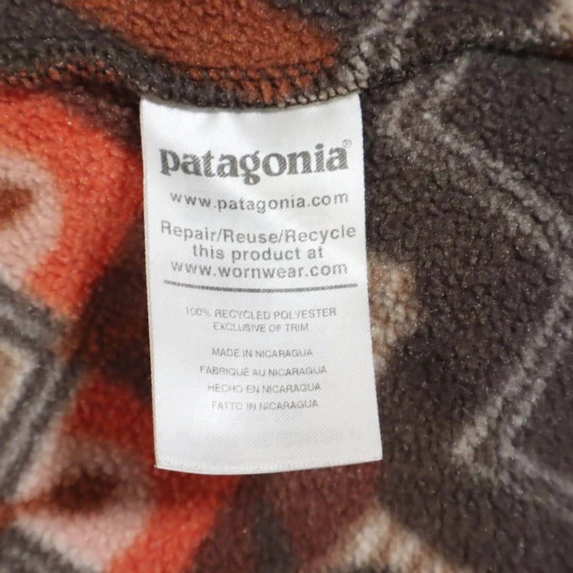 90s 파타고니아 신칠라 스냅-티 플리스 풀오버 상품이미지5