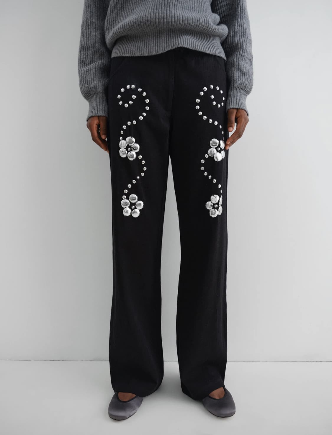 기마구아스 델야 스터드 팬츠 xs 상품이미지2