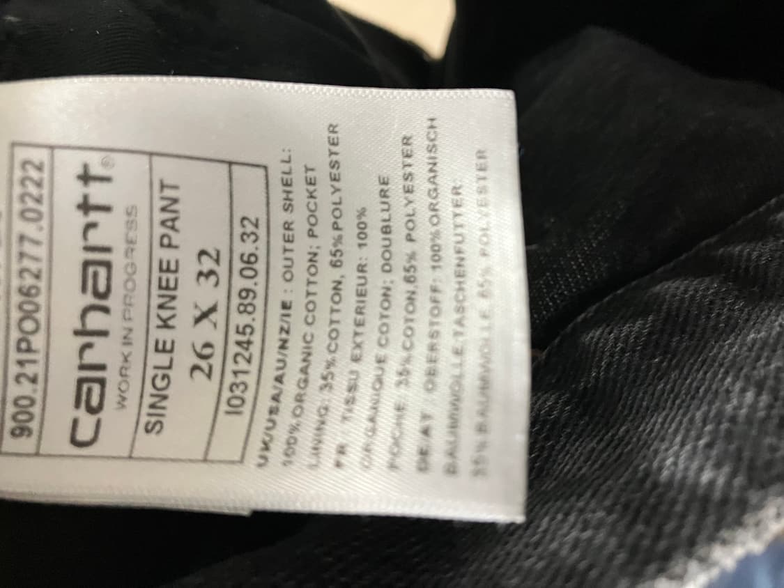 칼하트 싱글니 팬츠 상품이미지4