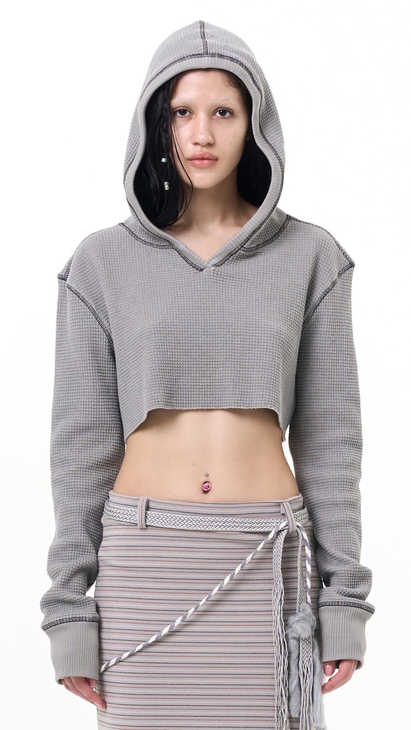 탠스댄스 크롭 후디 상품이미지3