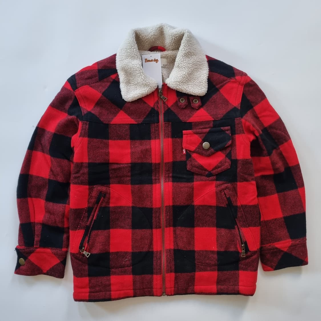 리바이스 쉐르파 체크자켓  상품이미지1