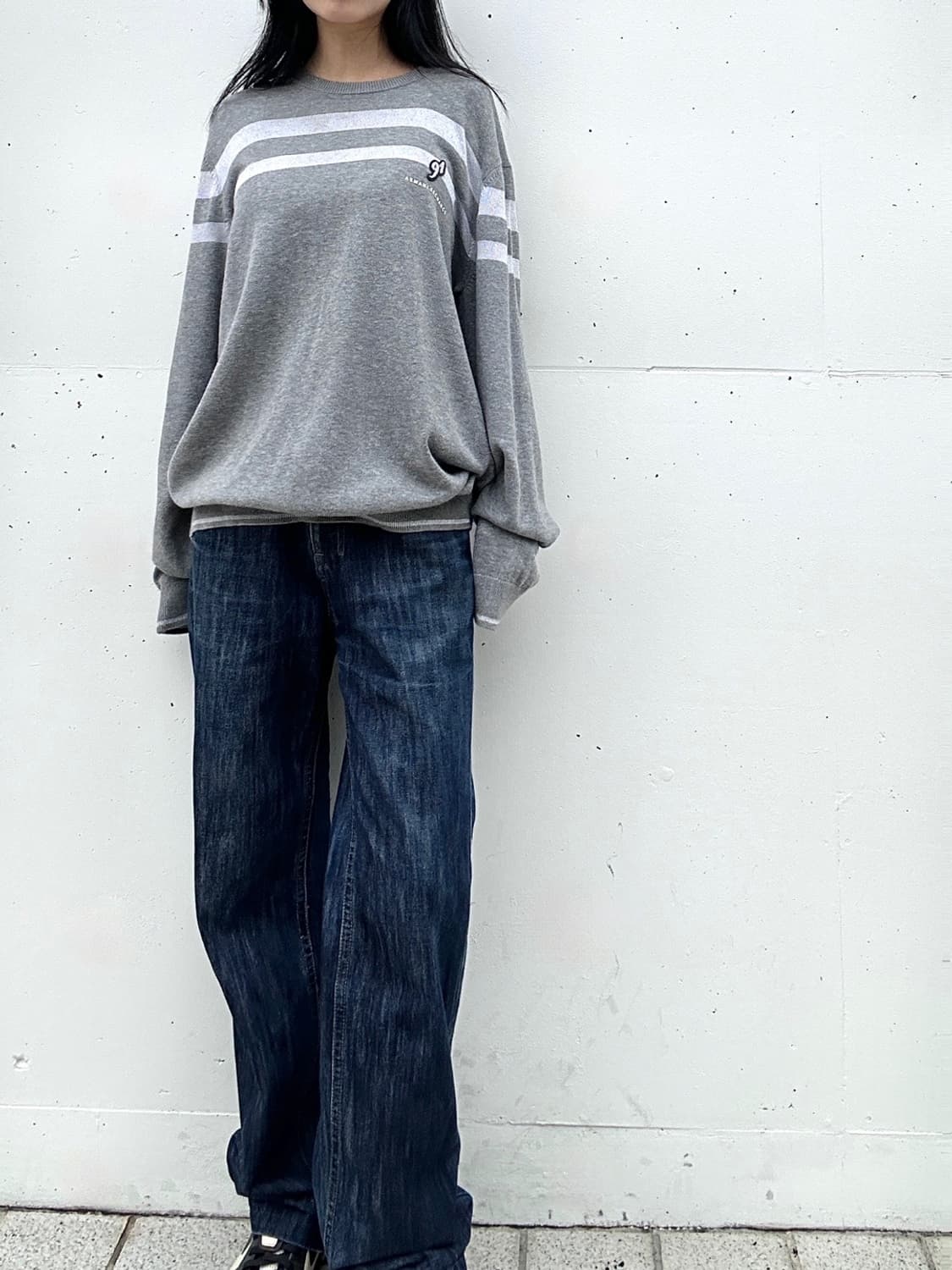 ARMANI EXCHANGE 91 logo lined knit  상품이미지4