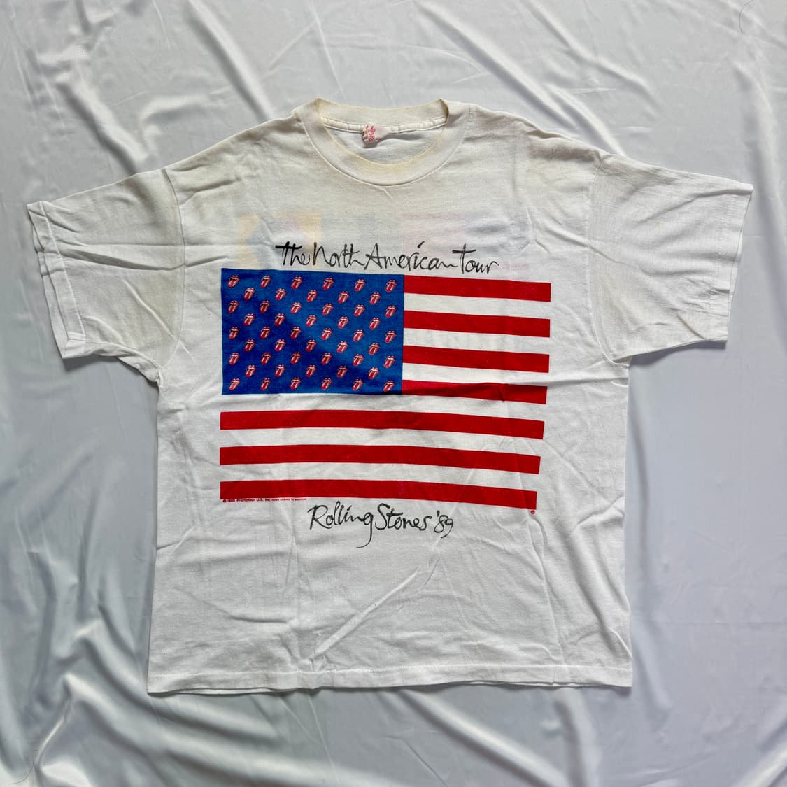 89’ 오리지널 롤링스톤즈 북미 투어 티셔츠 상품이미지1