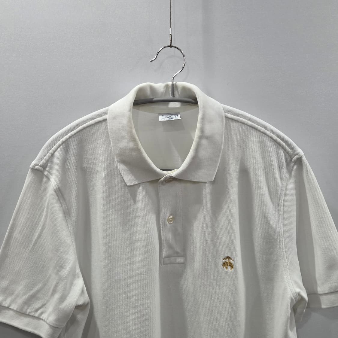 브룩스브라더스 피케 카라 반팔티 화이트 M 상품이미지2