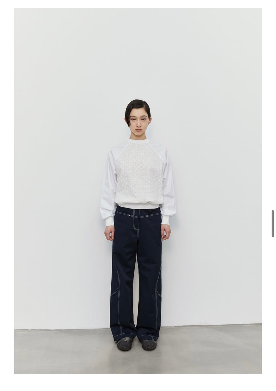 버뮬라 아일릿 코튼 셔츠 상품이미지2