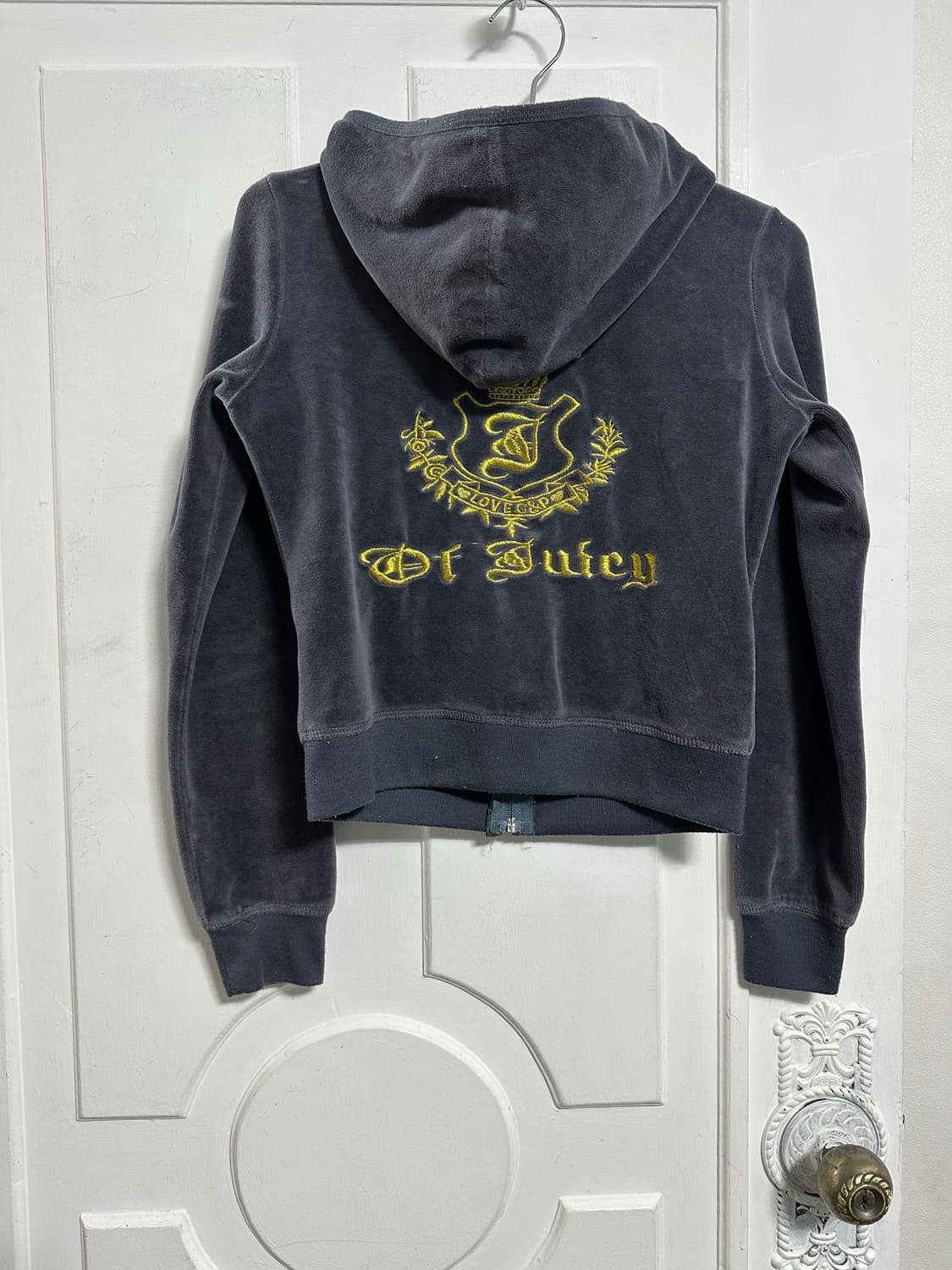 쥬시꾸뛰르 벨벳 후드집업 상품이미지2