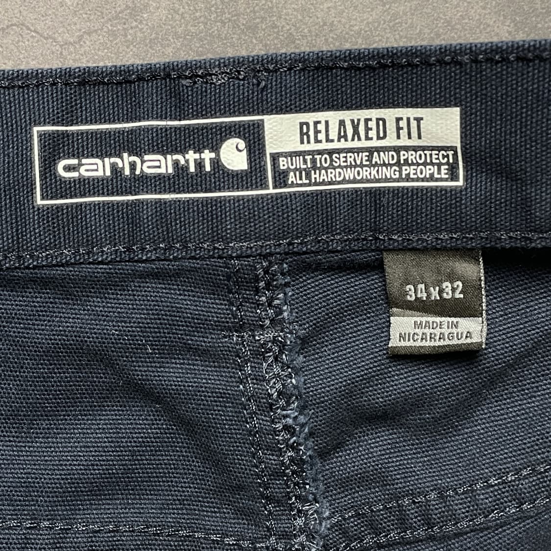 CARHARTT 칼하트 네이비 유틸리티 워크 팬츠 A01065 상품이미지9