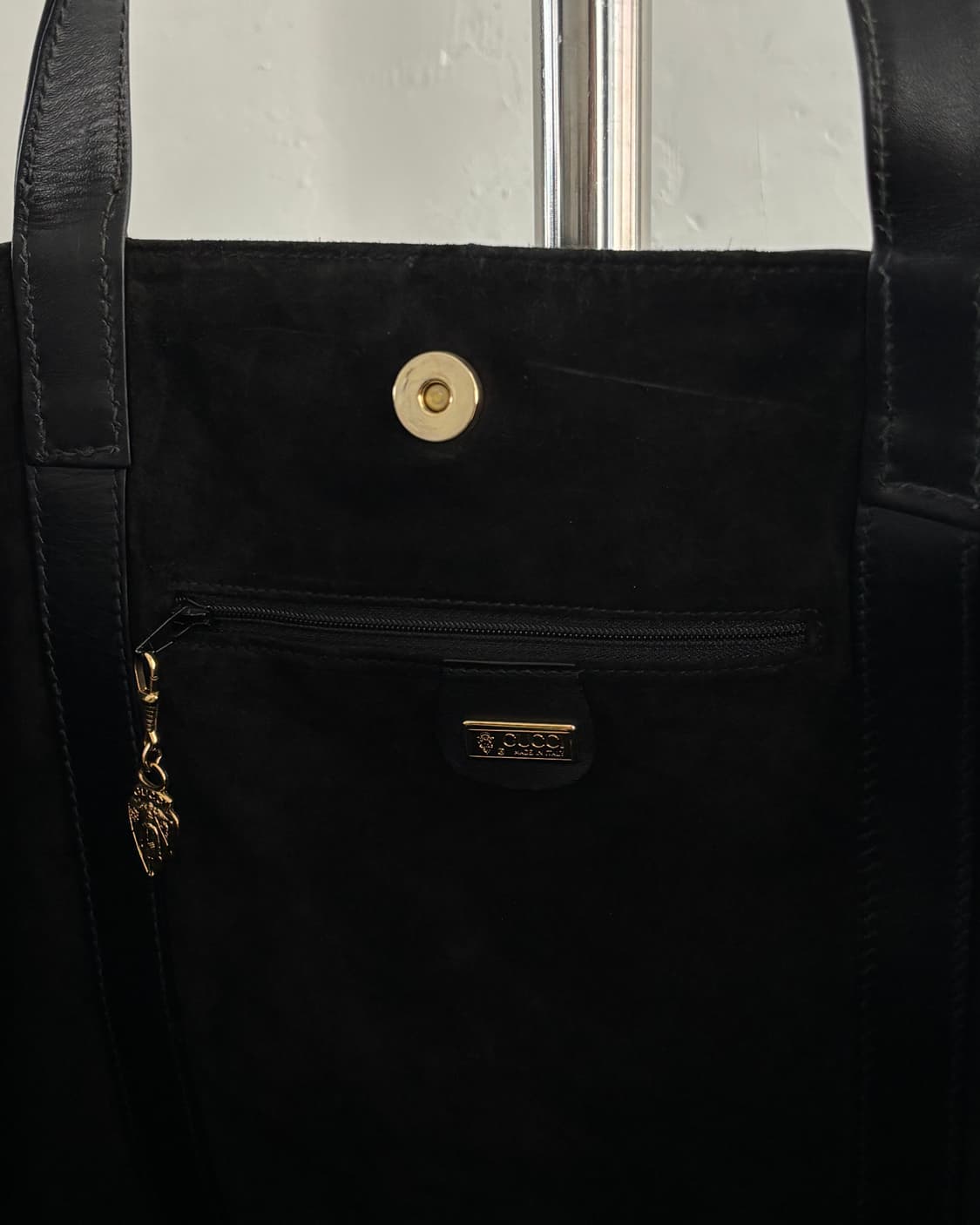 Gucci 구찌 블랙 레더 토트백 상품이미지6