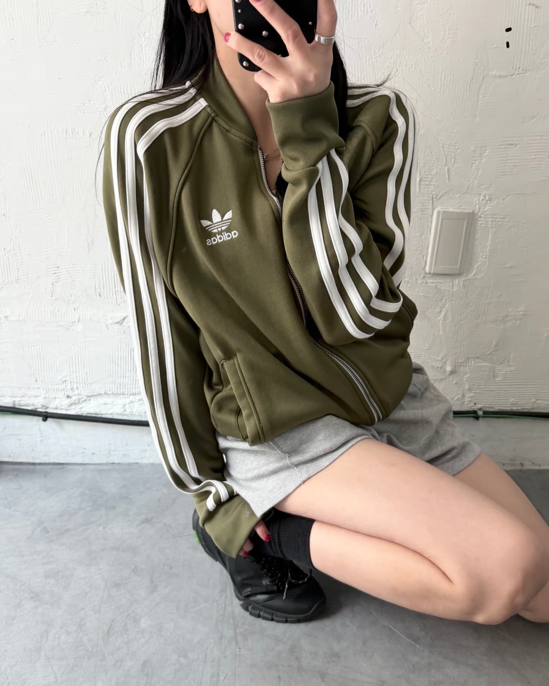 Adidas 아디다스 카키 유로파 유넥 트랙탑 상품이미지1