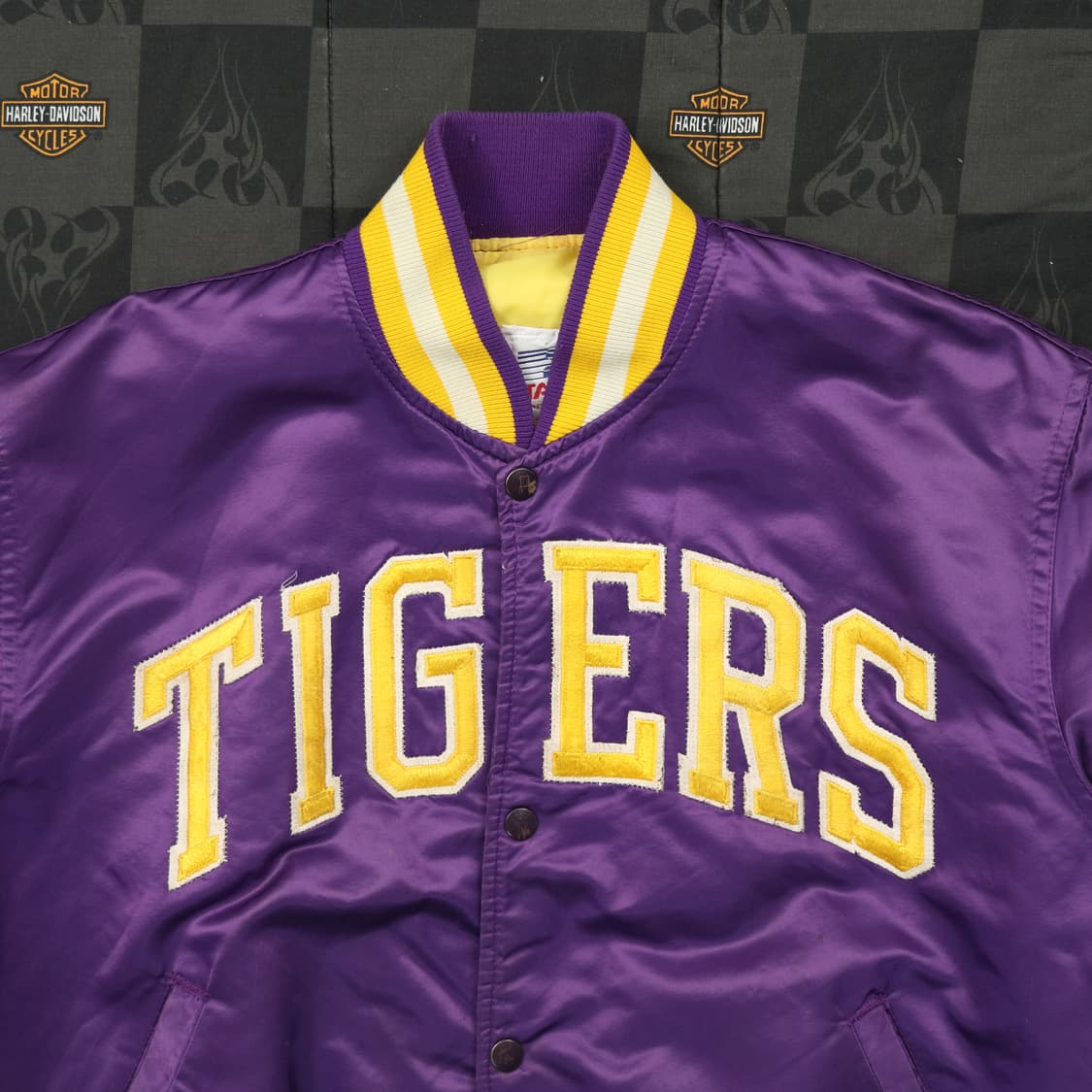 스타터 LSU TIGERS 베이스볼 바시티 자켓 상품이미지2