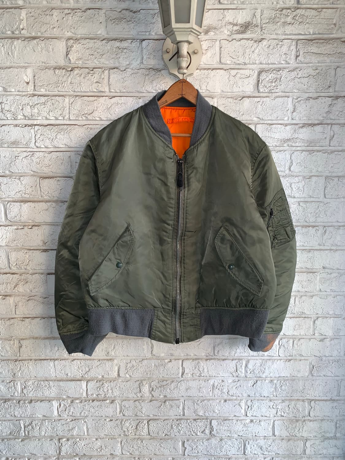 90년대 알파 ma-1 플라이트 자켓 상품이미지1