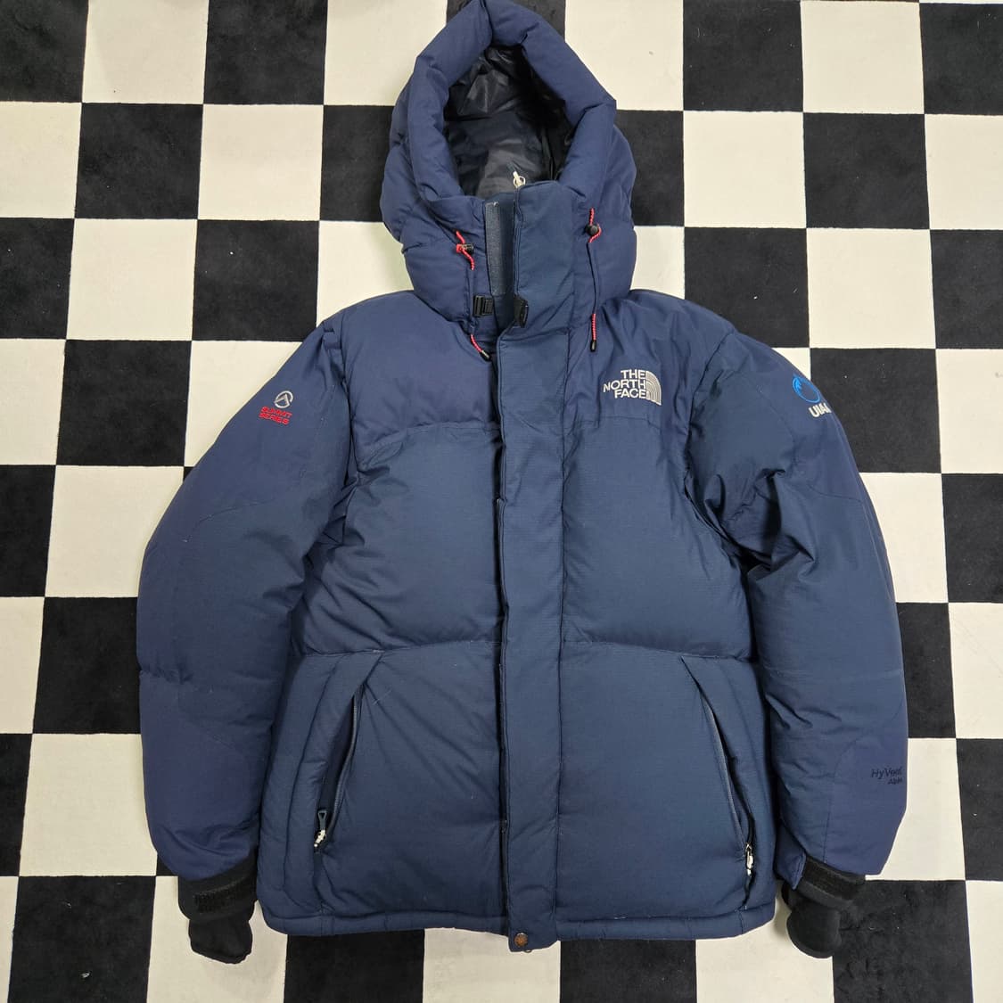 L 노스페이스 히말라야 UIAA 한정판 구스다운 자켓 네이비 상품이미지1