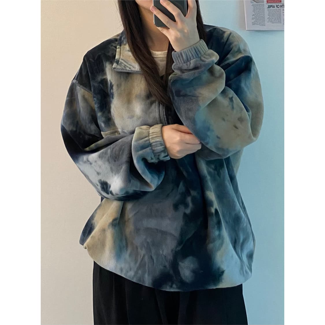 퍼지스토어 반집업 후리스 상품이미지1