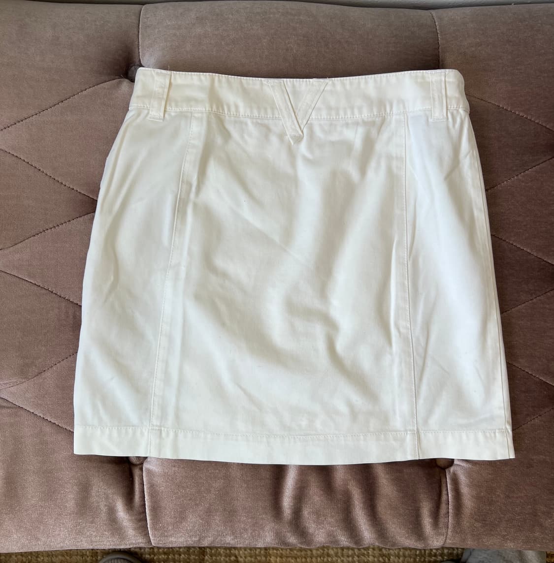 베르사체 여성 아이보리 랩스커트 미니스커트  상품이미지2