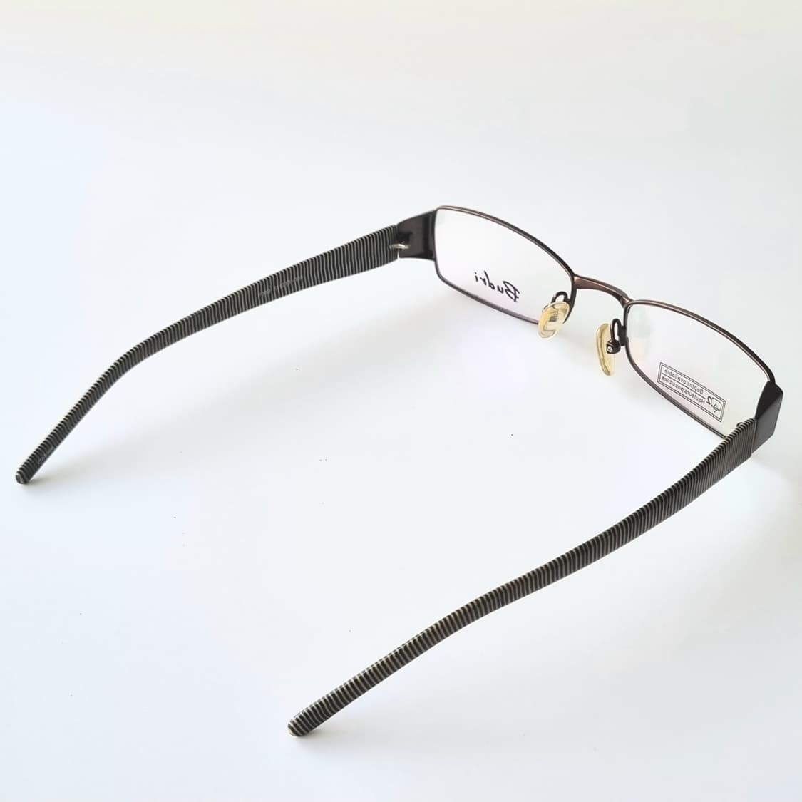 데드스탁 빈티지 슬림 사각 긱시크 콤비 안경테 상품이미지4