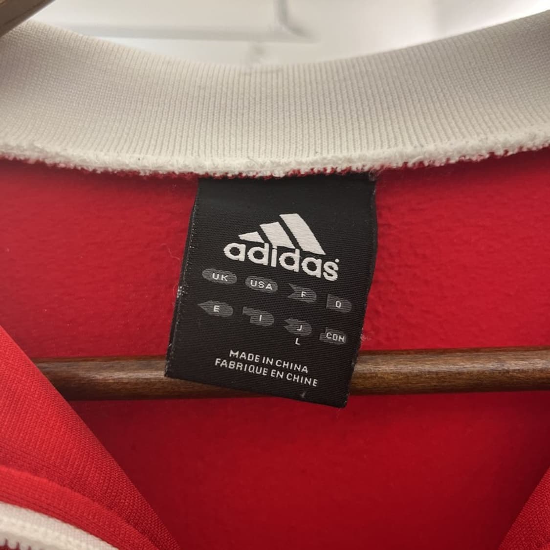 아디다스 희귀 스포티 리버풀 축구 유니폼 져지 집업 L C10250 상품이미지5