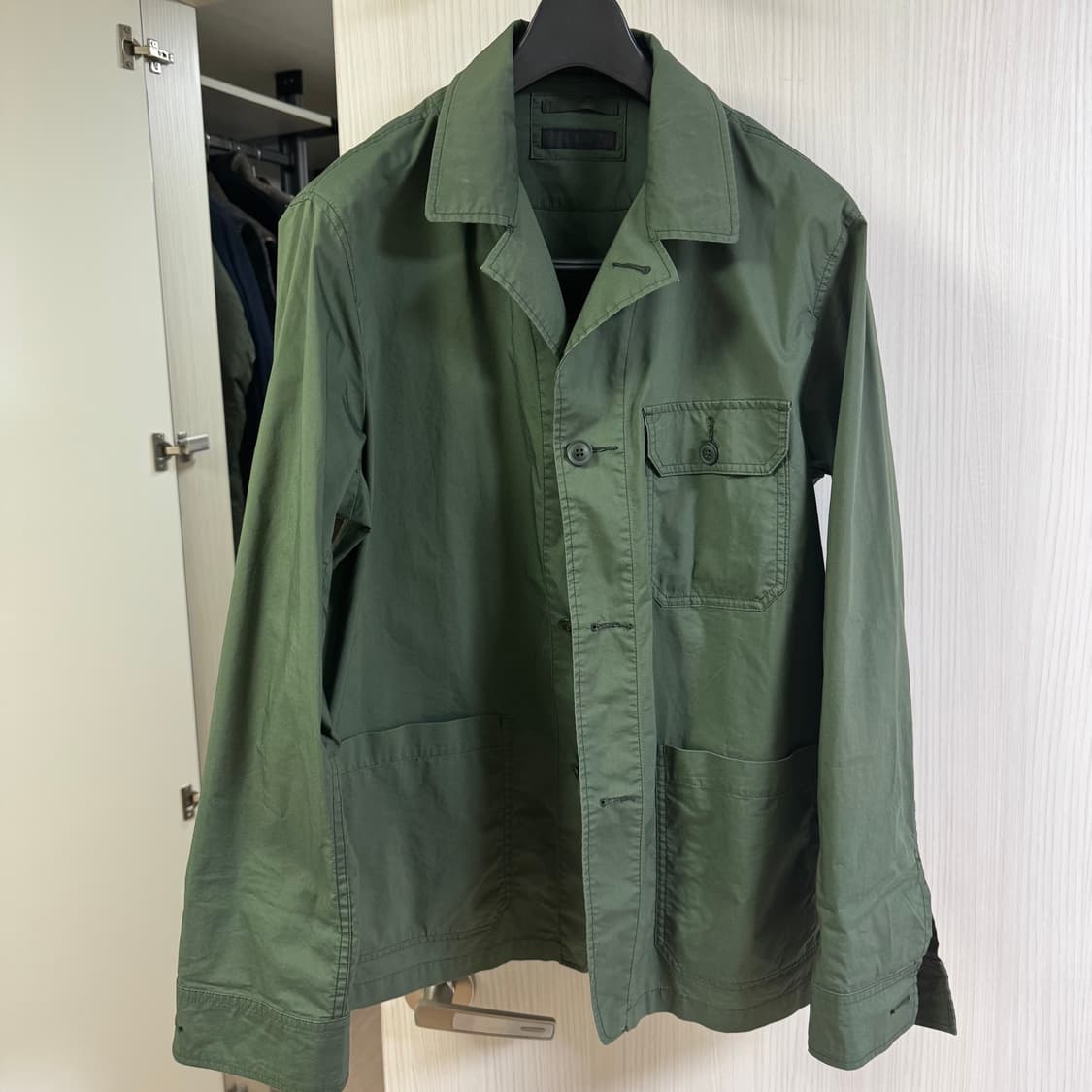 유니클로 드라이 스트레치 밀리터리 자켓 올리브 Xl 상품이미지1