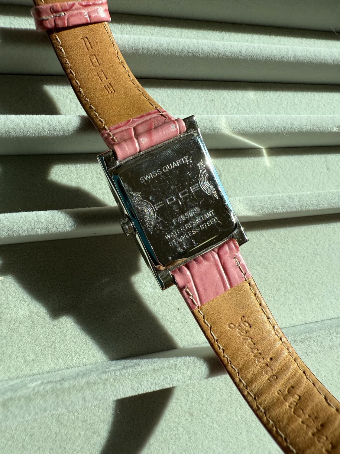 [정가27] FOCE 밀라노 스위스 포체 쿼츠 레더 워치 크로커 까르띠에 상품이미지4