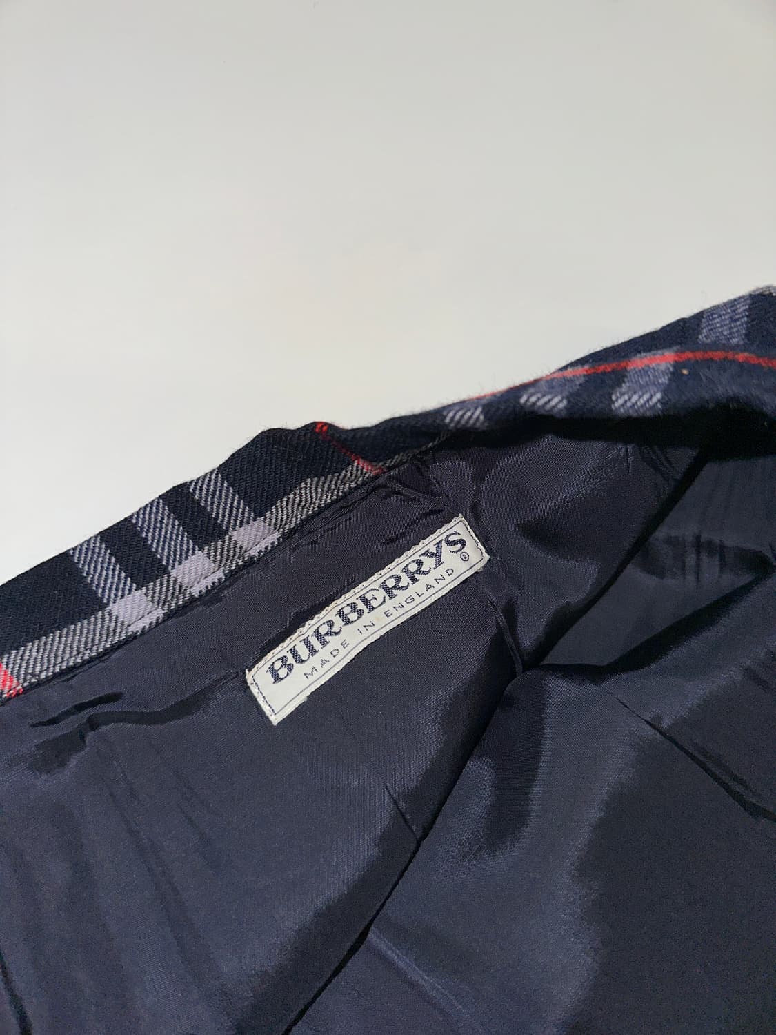 버버리 잉글랜드 울 플리츠 스커트  상품이미지5