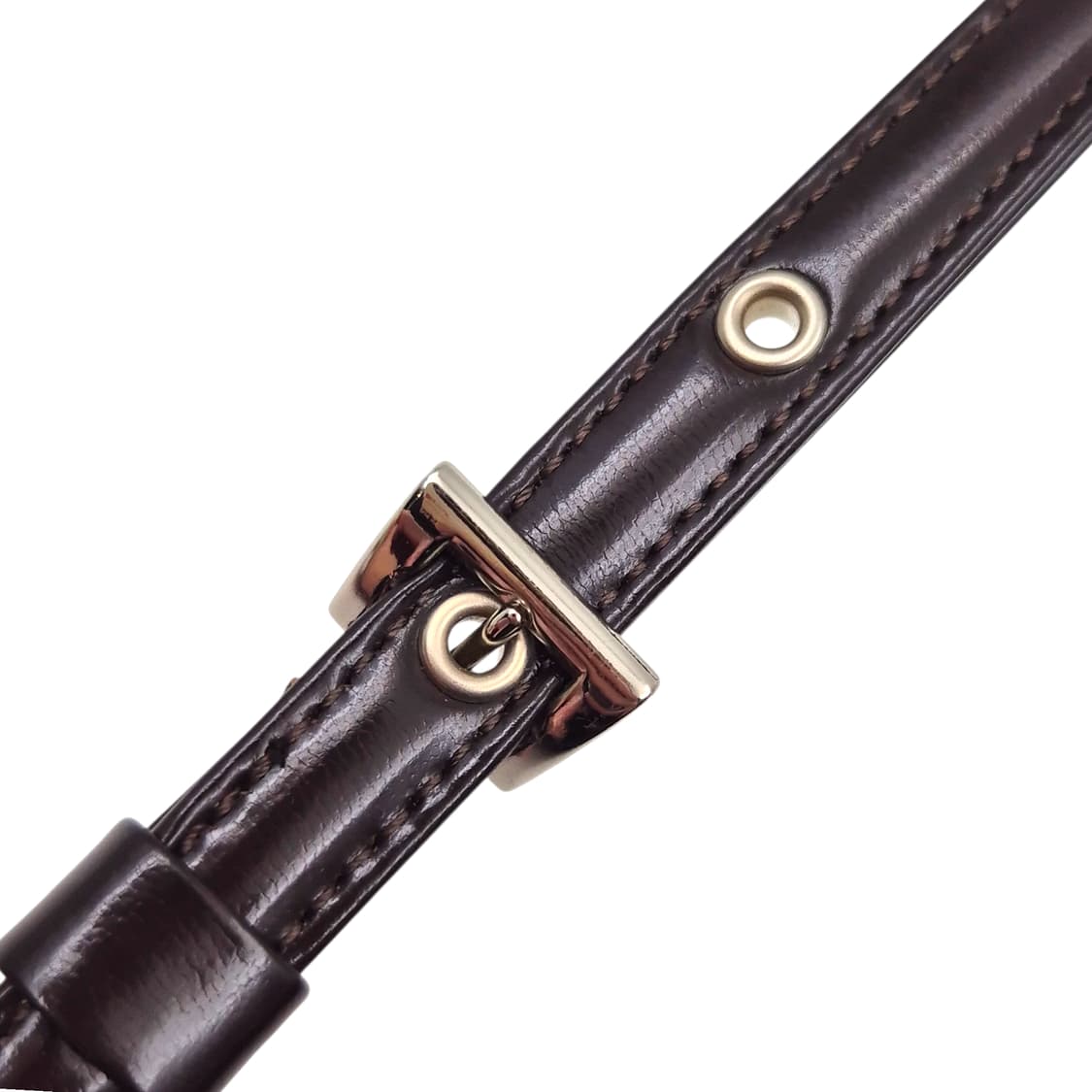 90s 모스키노 에나멜 레더 하트 버클 핸드백 상품이미지6