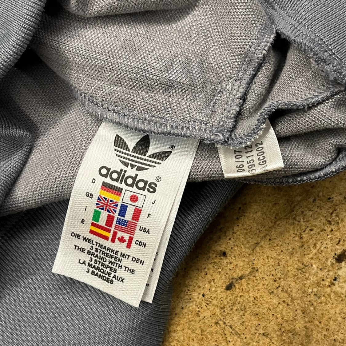 아디다스 그레이 투포켓 레이싱 져지 트랙탑 105 상품이미지6
