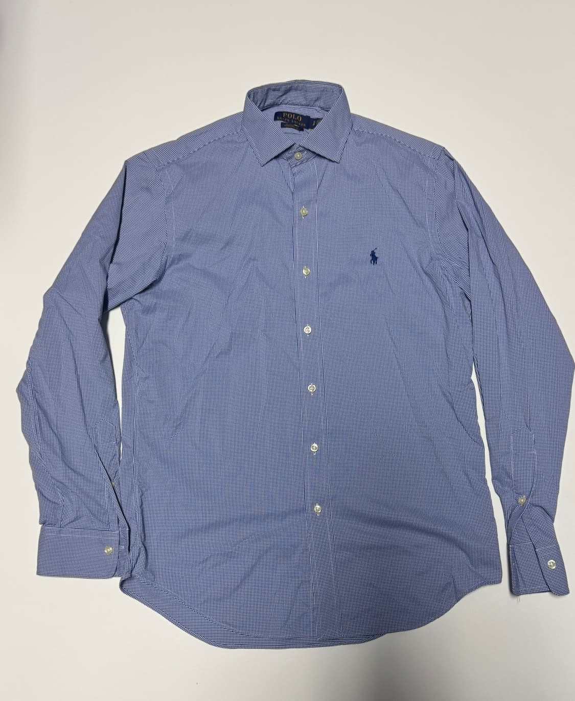 정품인증!! 폴로 랄프로렌 깅엄 체크 셔츠 S 상품이미지1