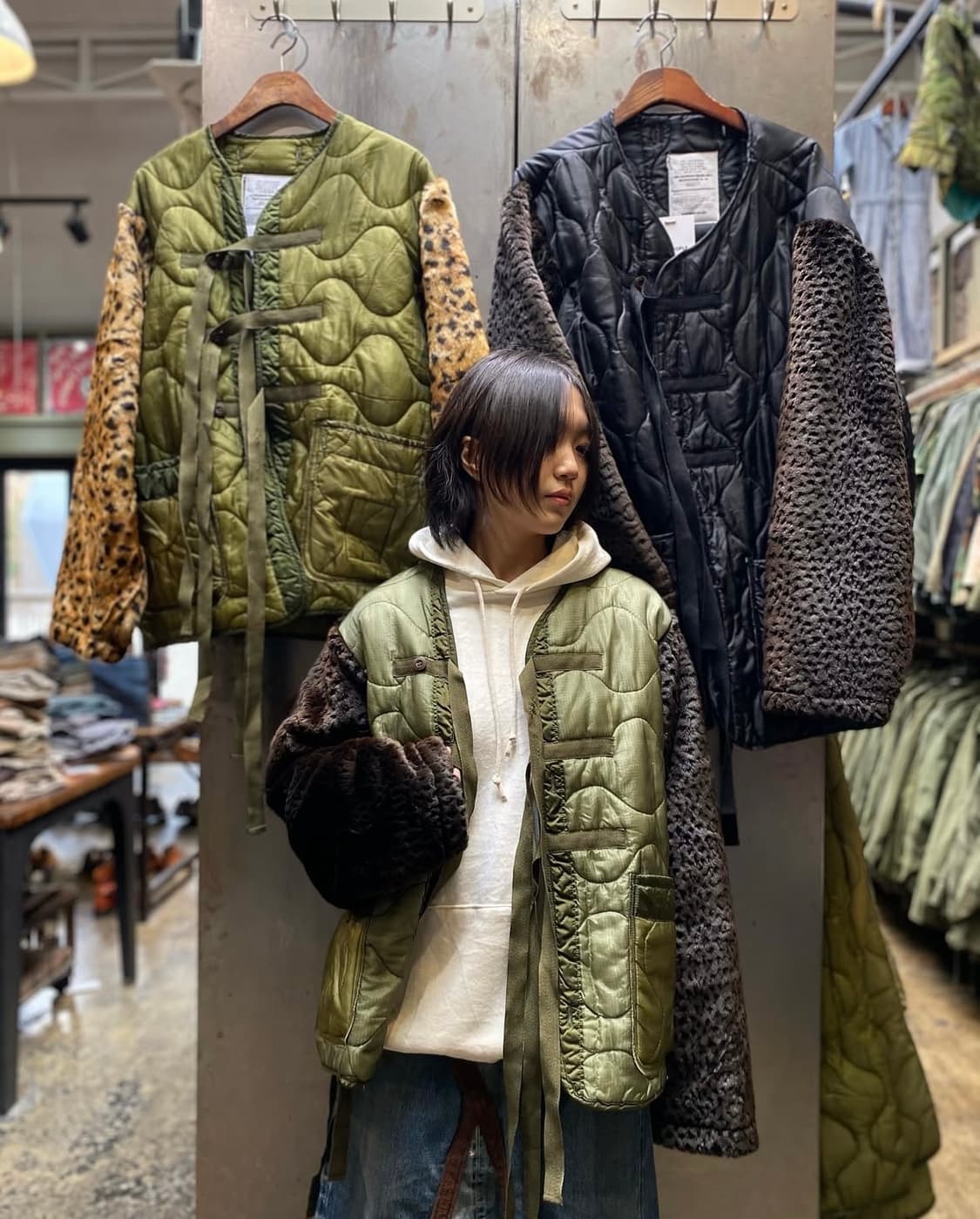 옴니피플 헤비 리메이크 퍼자켓 상품이미지2