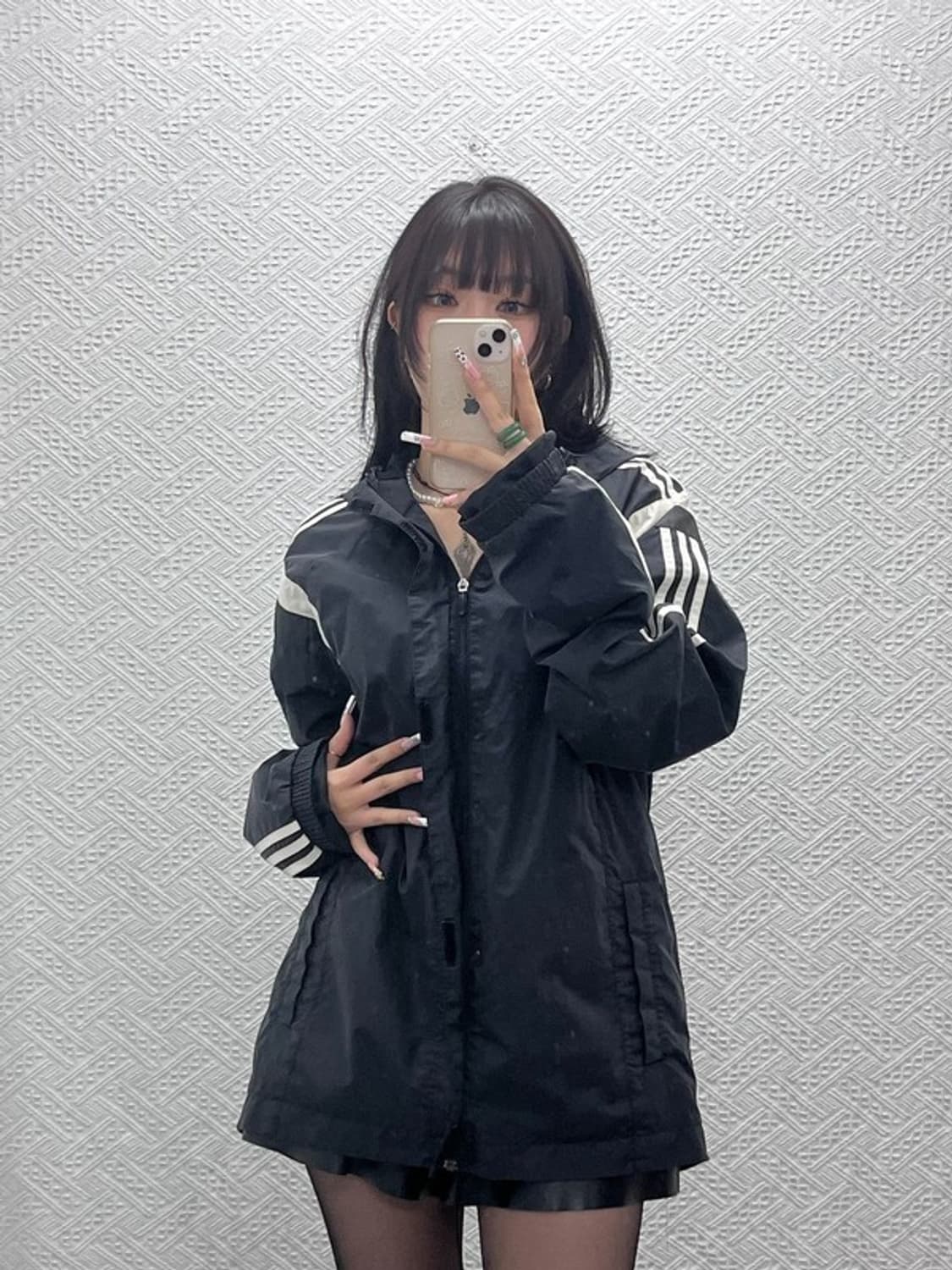 아디다스 올드스쿨 레트로 스트릿 바람막이 자켓 105 C11115 상품이미지2