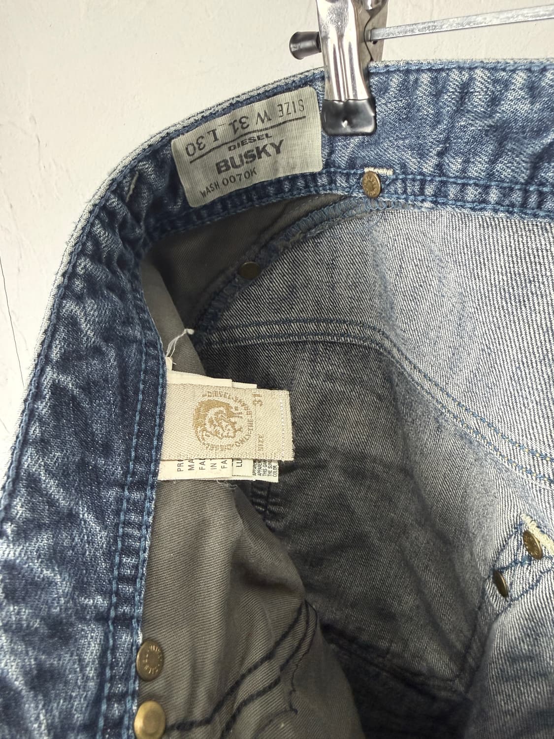 디젤 BUSKY 데님 팬츠 상품이미지5