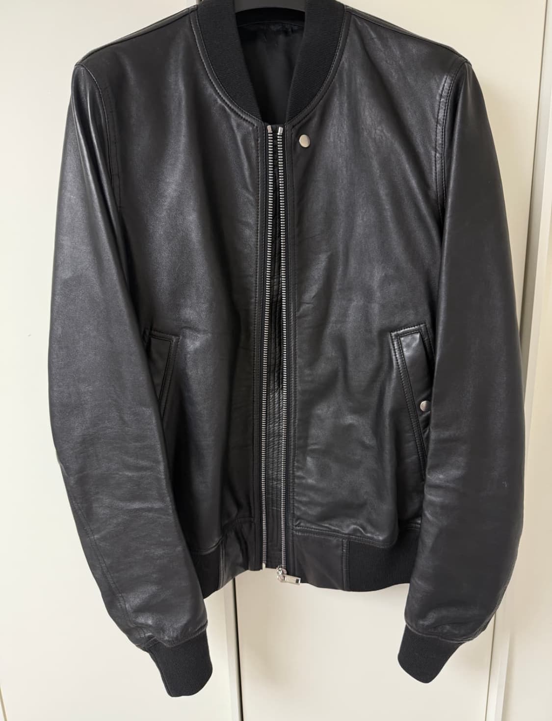 릭오웬스 램스킨 레더 자켓 48 상품이미지1