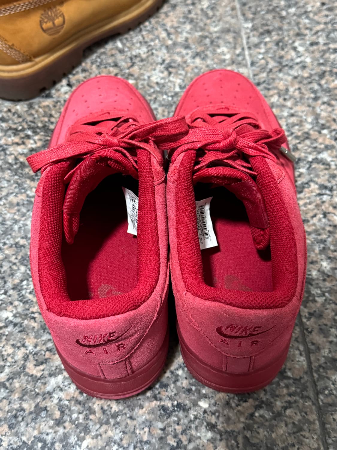 나이키 에어포스1 짐레드 240 스웨이드 스니커즈 운동화 조던슈프림 상품이미지4